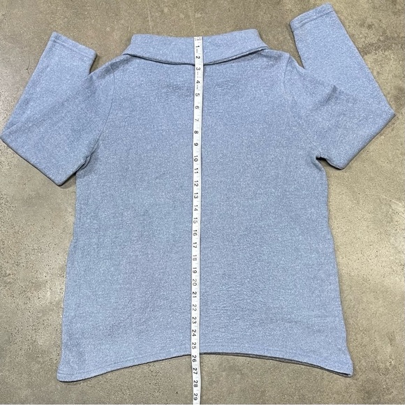 Trisha Tyler Geometric Abstract Pullover Turtleneck Sweater - Picture 7 of 8